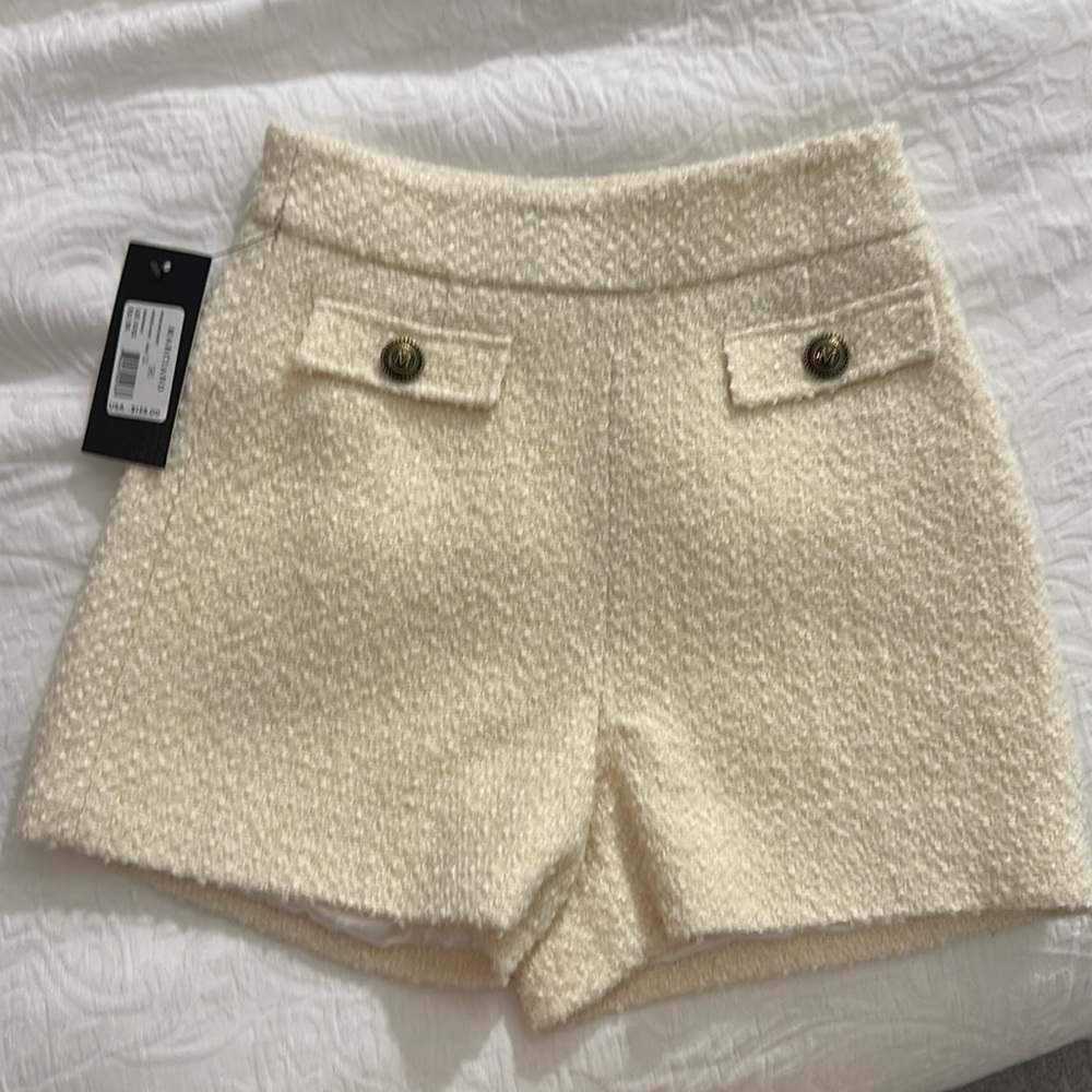 Marciano cream shorts